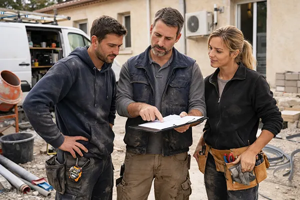 Nos prestations chauffage climatisation plomberie electricité